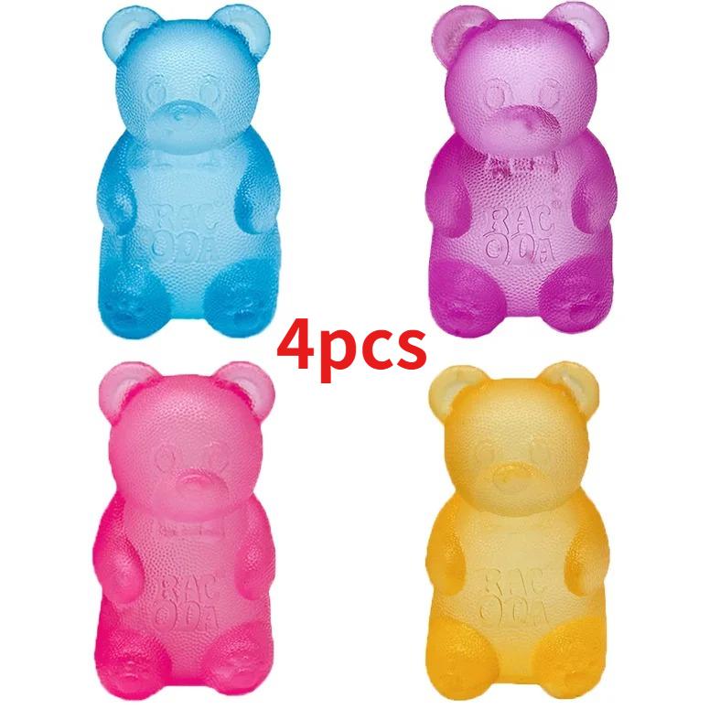 Oso de Gominola Sensorial de 8 cm - Juguete de Estrujar de Rebote Lento tipo Gelatina para Alivio del Estrés