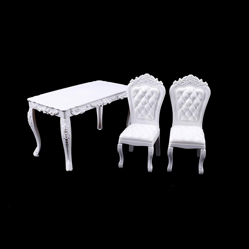 Doll House 1:6 Kitchen Furniture Dining Table Chair Computer Office Desk Chair