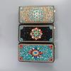 Handmade Ethnic Retro Clutch: Rice Beads Zipper Evening Makeup & Storage Bag