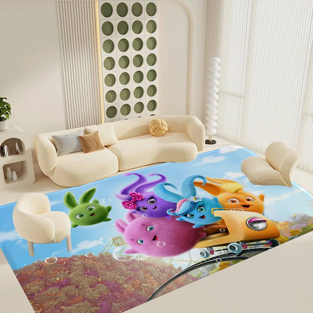 Sunny B-bunnies Fußmatte Rechteckig Anti-Rutsch Zuhause Weich Badezimmer-Matte Eingangstür Innen Außen Matte Hotel Dekorationsmatte