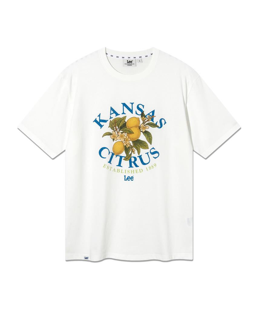 LEE Citrus Graphic Short Sleeve T-Shirt White