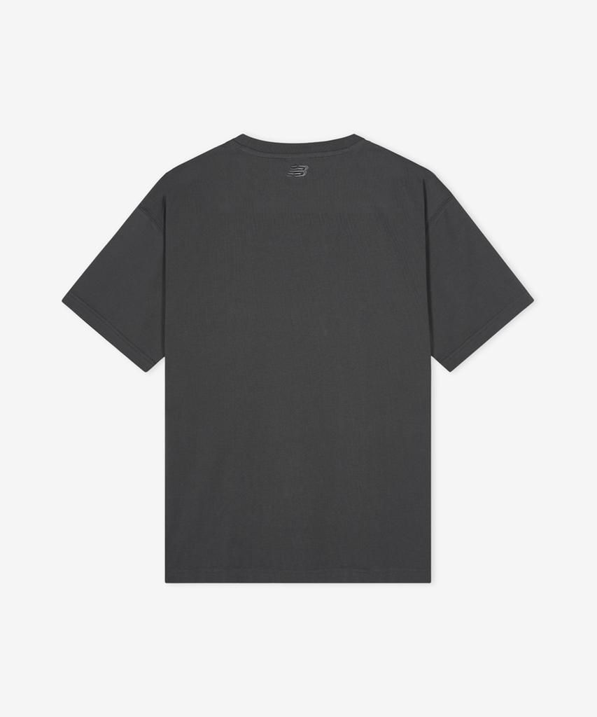Nyuballanseu Nbneg21403 / Uni Essential Center Logo Short Sleeve T-Shirt (Charcoal)