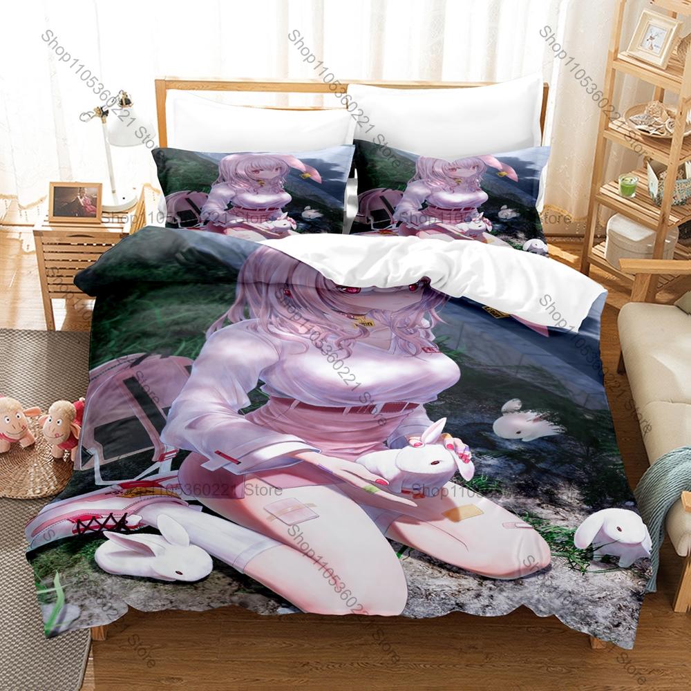 Manga Anime Bedding Set 3Pcs Tsumi No Hahen Exquisite Dark Style Print Stylish Bedroom Decoration For Collectors