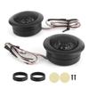 2 Adet Araba Hoparlörü Tweeter120W Yüksek?Güç Evrensel Küçük Ses Müzik Çalar 2k~22kHz