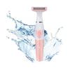 Elektrisch Scheerapparaat Compatibel met Vrouwen, Draadloos Batterij-aangedreven Elektrisch Scheerapparaat, Waterdichte Bikini Trimmer Compatibel met Nat/droog Gebruik, Draagbaar Haar