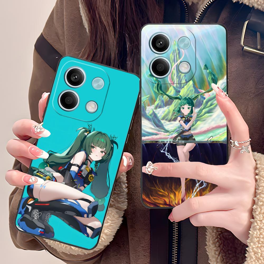 Zenless Zone Zero QingYi Phone Case for POCO F7 F6 F5 F4 F3 F2 Pro GT C75 C71 C65 C61 C40 Pro Ultra Colorful Printing Cover