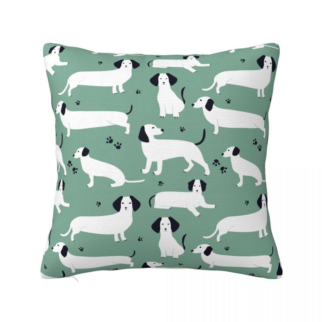 Dachshund Dixie Dog Lover Pillowcase Polyester Cushion Cover Gift Wiener Sausage Pillow Case Cover Home Square 4545cm