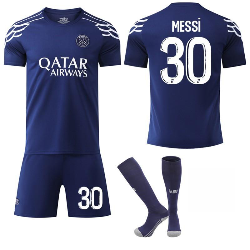 2024-25 Baolan Nr. 7 Mbabpe 10 Dembele Voetbalshirt Set 30 Parijs Drie Uitwedstrijden