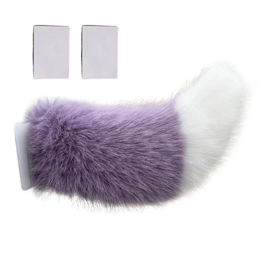 Electric Plush Tail Sound & Remote Control Car Tail with Realistic Wagging Motion Realistic Faux Fur Tail for Car Exterior Decoration And Cosplay