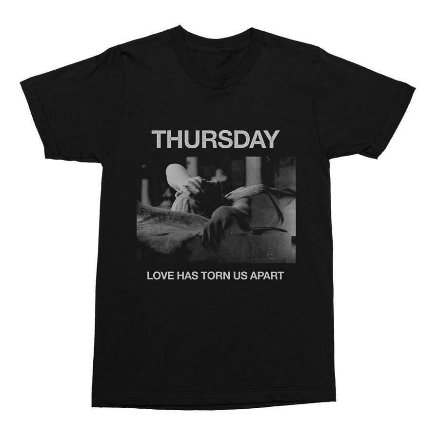 SALE THURSDAY Band Shirt, Love Has Torn Us Apart, Cotton Black Shirt Unisex T-Shirt