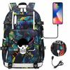 RiMan ONE PIECE Luffy Estampado Mochila Escolar Estudantil Adolescente Grande Capacidade Masculina e Feminina Lazer Viagem