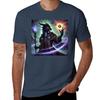 Black Dragonborn Warlock TShirt Daily Work Short Sleeve Top