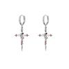 Hot-Selling Halloween Rose Thorn Earrings: Trendy Dark Earcuffs with Unique Personality