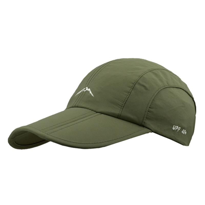 Wasserdichte Outdoor Sport Baseballkappe Unisex Frühling Sommer Schnelltrocknend Atmungsaktiv Faltbar Radfahren Sonnenhut