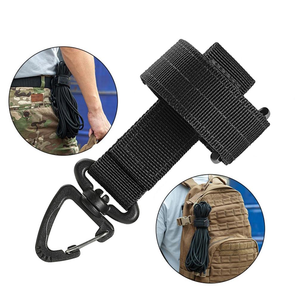 Nylon Gloves Hook Work Gloves Safety Clip Outdoor Tactical Gloves Climbing Rope Anti-lost Camping Hanging Buck