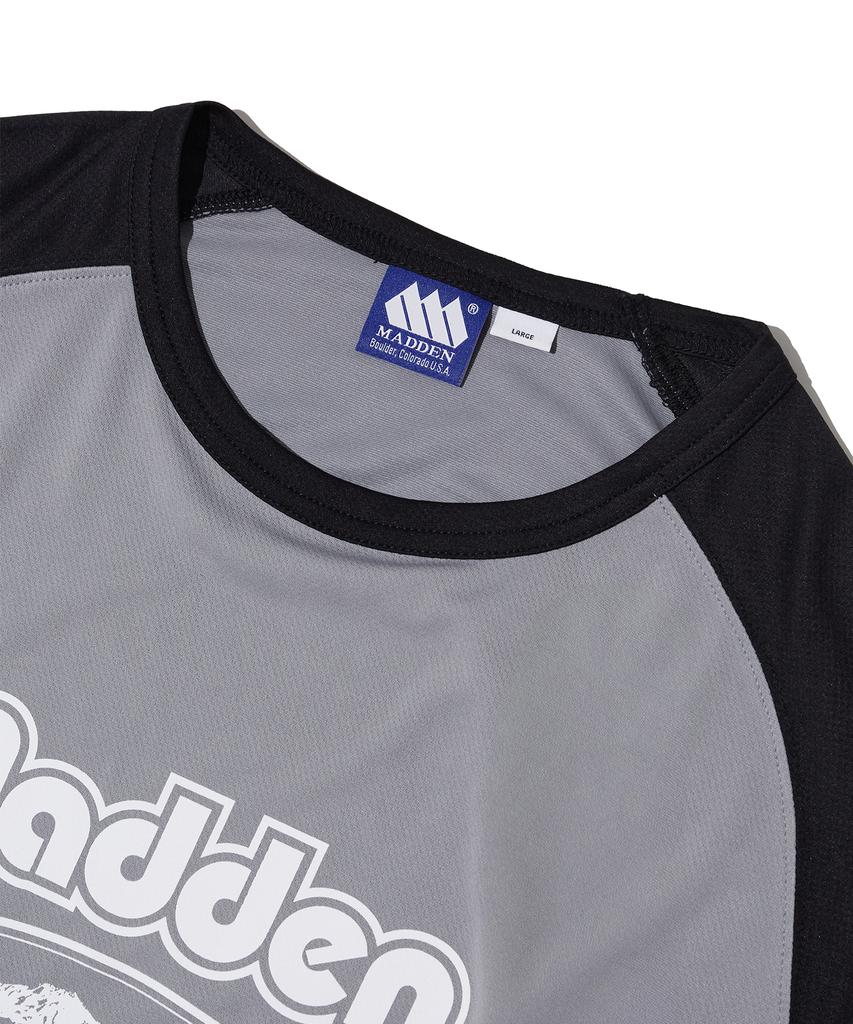 MADDEN Raglan Askin Mesh Long Sleeve Black
