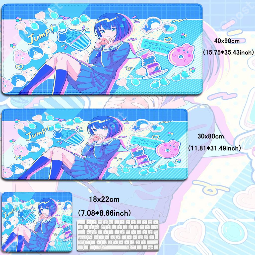 Xxl Anime Girl Hd Deskmat Pjsk Project Sekai Colorful Stage Nightcord Rubber Mousepad Large Gaming NonSlip Keyboard Protect Mat
