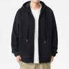 American Heavy Austrian Fleece Zipper Sweater Men'S Spring And Autumn Tide Brand Fleece Thickened Hooded Cardigan Jacket