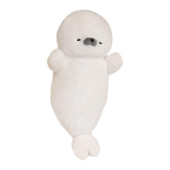 Seal Plush Doll Soft Stuffed Animal Pillow for Sleep & Anxiety Relief 70cm Cute Hugging Toy for Kids Adults Long Body Pillow for Bed Sofa