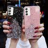 Husă de telefon de lux cu sclipici pentru samsung galaxy M13 4G M23 M135F M236B capac complet moale pentru GALAXY M 13 M 23 capac capac spate