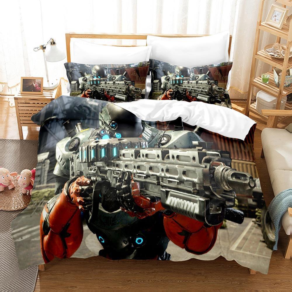 Game Exoprimal Bedding Set Single Twin Full Queen King Size Bed Set Adult Kid Bedroom Duvet cover Sets 3D Anime Bed Sheet Set