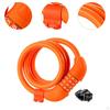 Bicycle Lock with Password, 4 Digit Code for Outdoor Use, 120cm Length