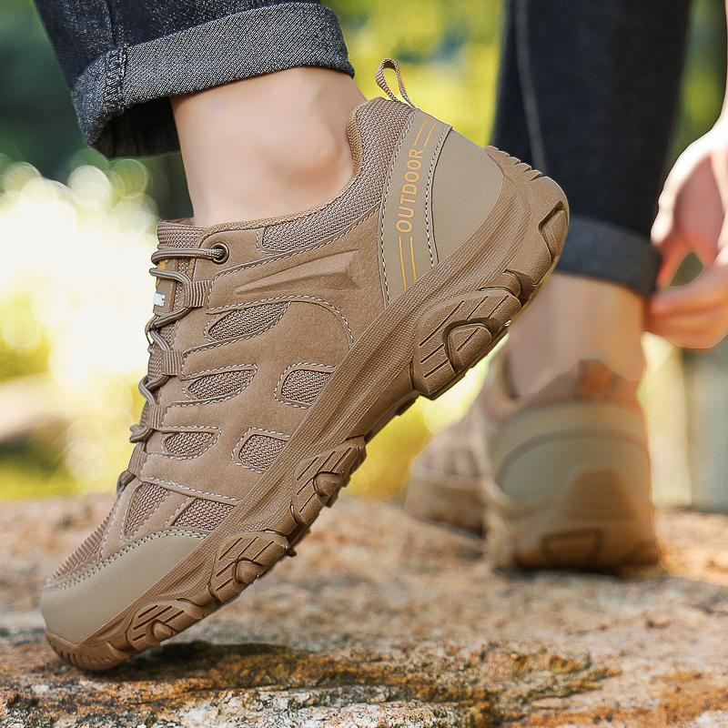 Heren Wandelschoenen Outdoor Trail Trekking Berg Sneakers Antislip Mesh Ademend Rotsklimmen Atletische Sportschoenen Grote Maat 39-47