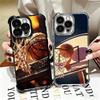 Basketball Basket Sports Plating Phone Case For Iphone 16 17 Pro Max Air 16E 14 15 Plus 12 13 Mini Anti-Fall Airabag Cover
