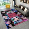 Kpop Stray Kids Musik Star Teppich für Spielzimmer Schlafzimmer Wohnzimmer Sofa Heimdekoration, Kinderteppich Rutschfeste Fußmatte Geschenk