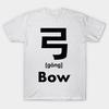 T Shirt Women Bow Chinese Character Radical 57 Harajuku Print Kawaii Tshirt Summer Short Sleeve Female T-Shirt Top Tee