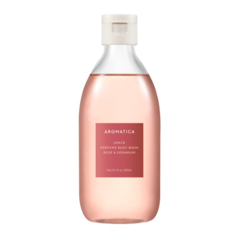 AROMATICA Grace Perfume Body Wash Rose & Geranium 300ml