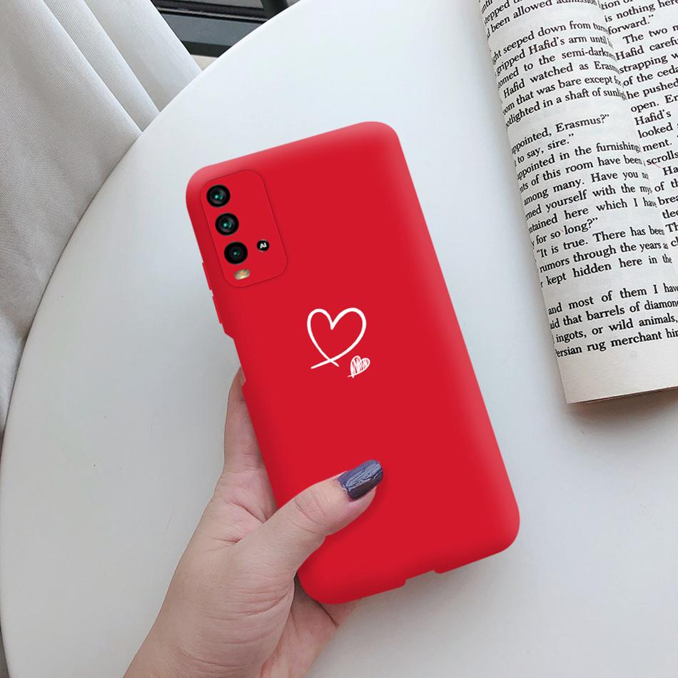 Love Heart Case For Xiaomi Redmi 9T Redmi9T 9 T T9 Cover 2021 Cactus Avocado Soft Silicone Phone Case Coque Fundas Bumper 6.53"