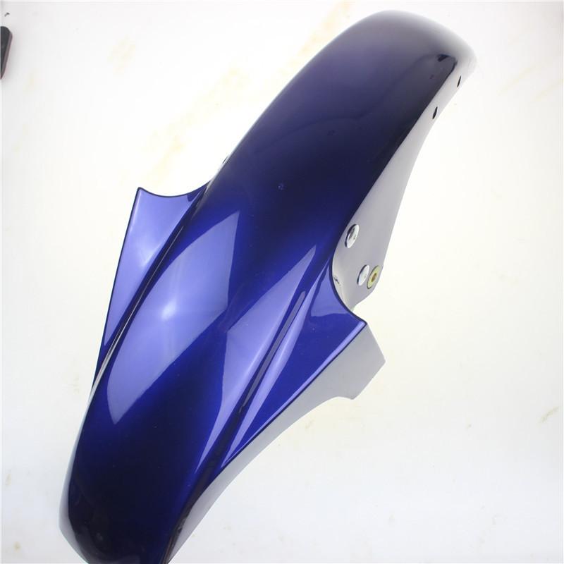 Motorcycle Plastic Mudguard for Yamaha Jianshe YBR125 YBR125K 2005-2020 JYM125 Front Fender Mud Guard With Metal Bracket Holder