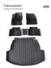 Chery Arrizo 5 2023 LHD 3D All-Weather TPE Floor & Trunk Mats