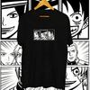 Summer 2026One Piece ASL Three Brothers Minimalist Comic Storyboard Trend Theme100Cotton Print Tshirt Adult Parentchild Top