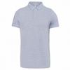 Camiseta polo de piqué para hombre con tachuelas en la parte delantera