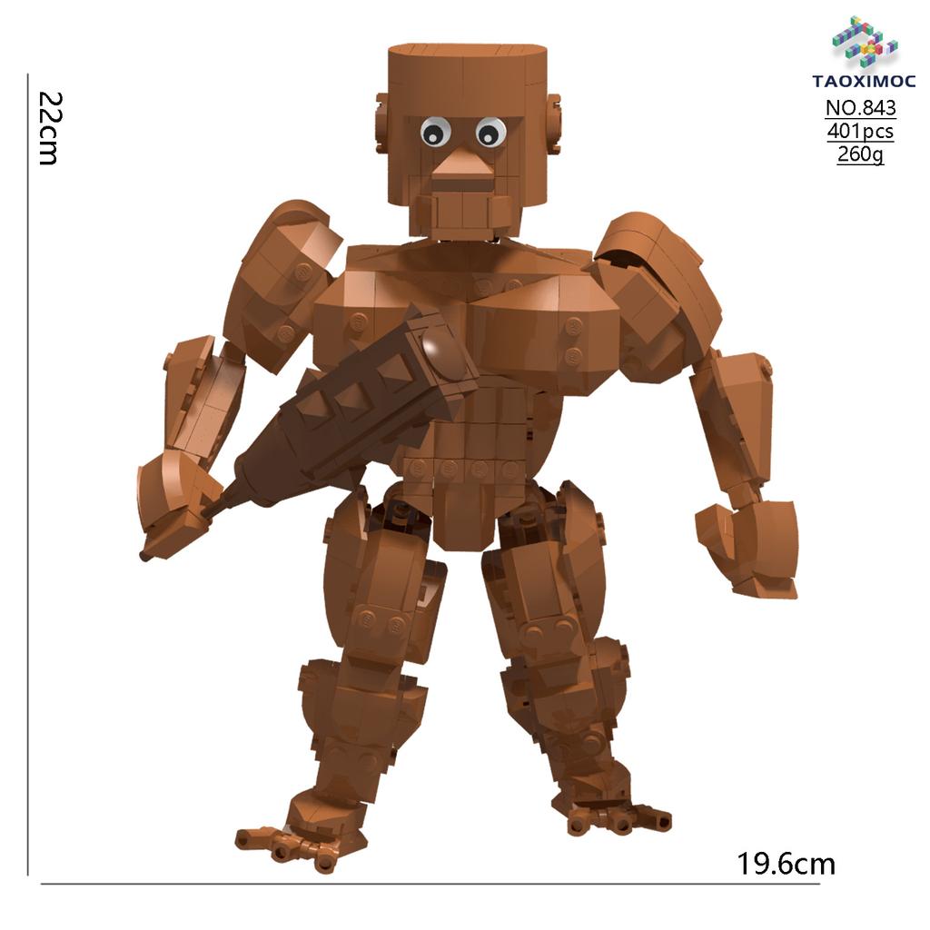 New Tralalero Tralala Building Blocks Italian Brainrot Ornament TTung Tung Sahur Action Figures Doll Toy for Kid Christmas Gifts