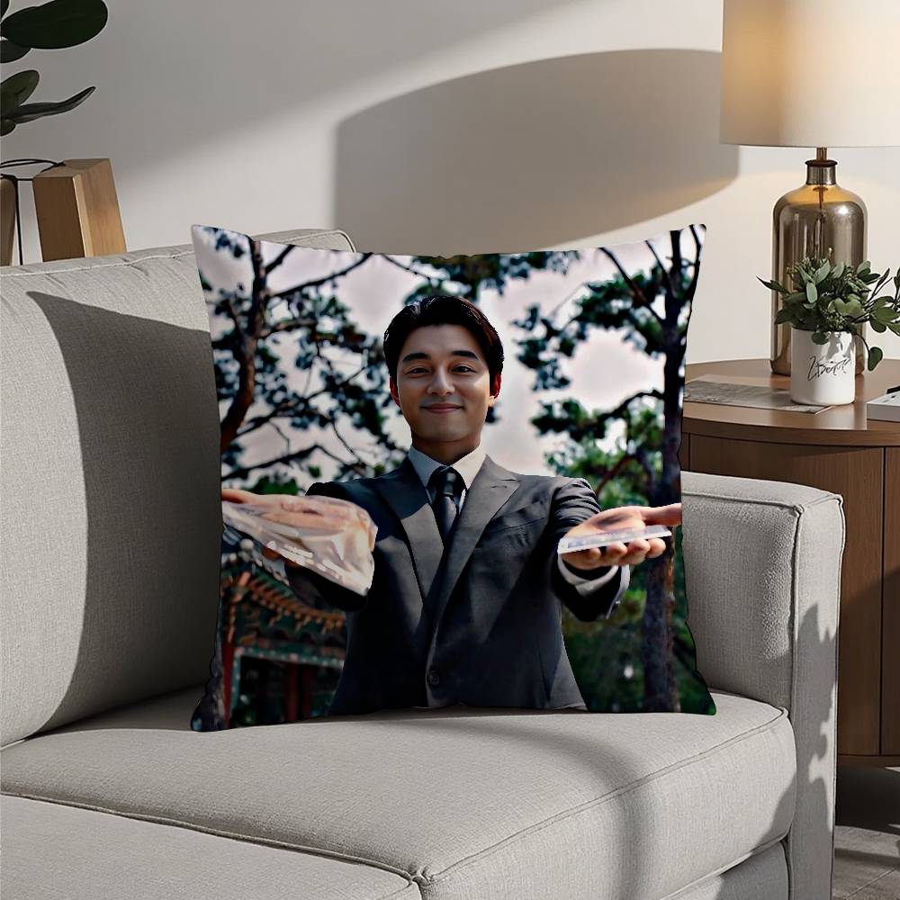 Custom G-Gong YooS KPOP Pillow Case 3D Print Polyester Fiber 40*40cm Home Sofa Throw Decoration Festival Gift
