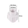 3Pcs 20/25Mm Union Connector PVC PE Pipe Repair Damaged Leaky Adapter Agricultural Garden Water Pipe Quick Connector Fittings