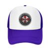 Umbrella Corporation Print Mesh Baseball Caps Unisex Hip Hop Adjustable Snapback Hat Women Men Summer Breathable Sun Visor Hats