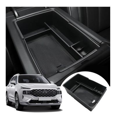 RUIYA Car Armrest Storage Box for Santa Fe TM 2021 2022 2023 Central Control Container Stowing Tidying Auto Interior
