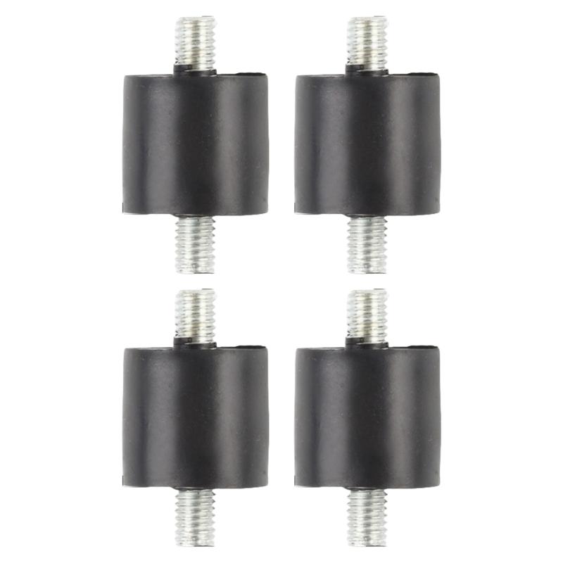 4Pieces Rubber Anti Vibration Pad Noise Dampening Feet for Sturdy Equipment Easy Installation Protective Designs