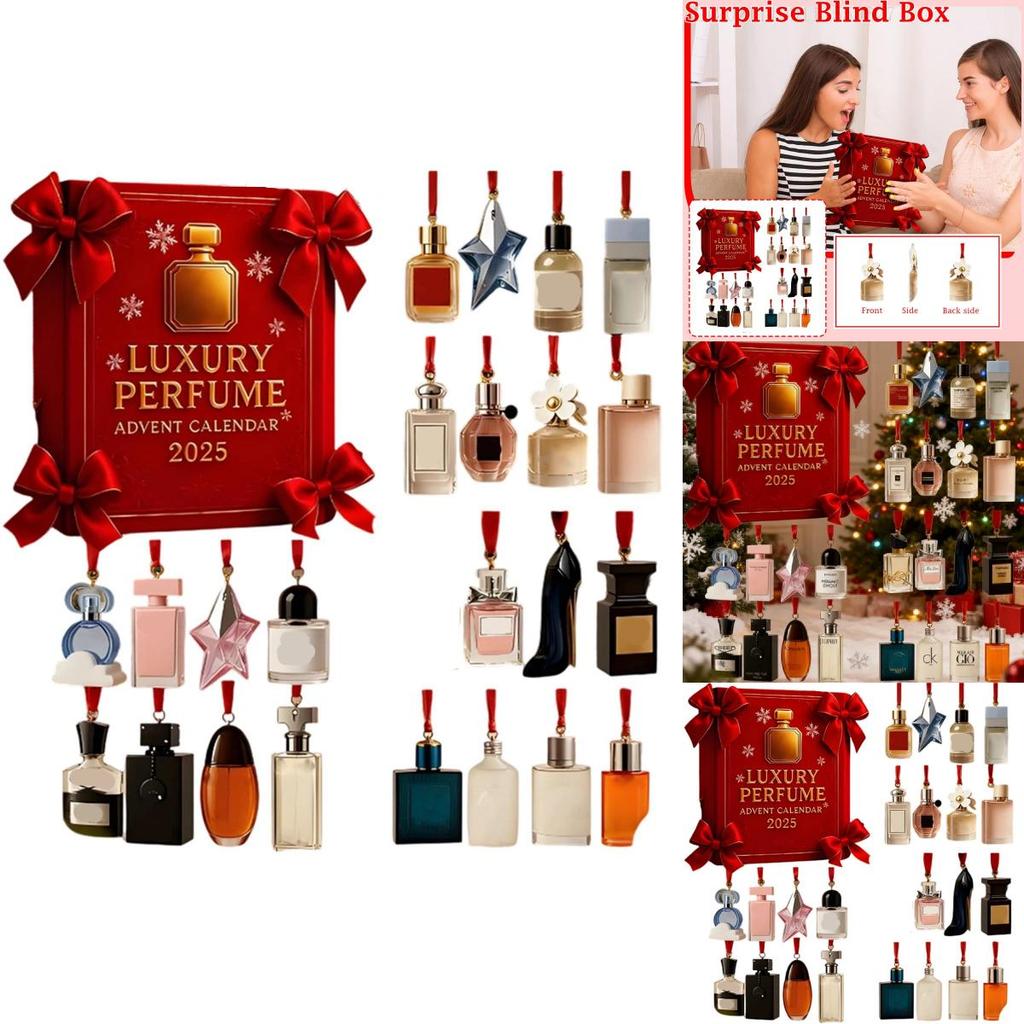 Parfum Adventskalender Kerstmis Met Acryl Hangers Voor Vakantiecadeaus En Vieringen