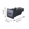 Für VW Golf 6 Jetta 5 MK5 Scirocco 06-12 QC3.0 Typ C PD USB Schnellladebuchse im Auto Nicht-destruktiver Ersatzkabelbaum 12V/24