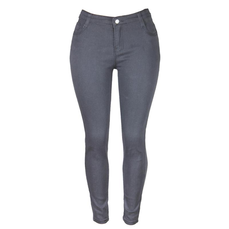 Women's Plus Size Trousers Skinny High Waist Pencil Pants Sexy Push Up Hip Cotton Casual Jeans