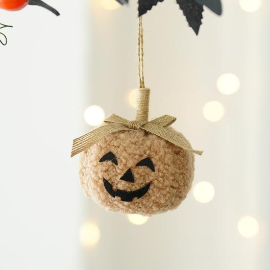Halloweenské dekorace Roztomilá kreativní panenka s dýňovou tváří Slavnostní závěsná ozdoba Zvýrazňovač párty atmosféry
