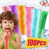 50/100Pcs Food Grade PE Material Ice Pop Mold Bags DIY Popsicle Bags Kitchen Accessories