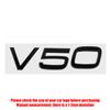 3D ABS Styling Car Letters For Volvo V50 V60 V90 Emblem Badge Logo Sticker Trunk Accessories  Auto Decoration