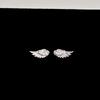 3/4Pcs Set Shiny Angel Wings Ear Studs Women Vintage Couple Creative Luxury  Geometric Personality Cross Earrings Jewelry