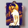 Eminem Retro Portrait Poster Customized Wall Art Vintage Metal Signs Retro Tin Plaque for Man Cave Decoration At Home Desk Decor